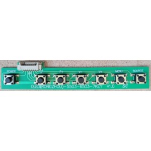 AKAI AK6519UHDS KEY BOARD DLED(RONGZHOU)-55D3-65D3-7KEY